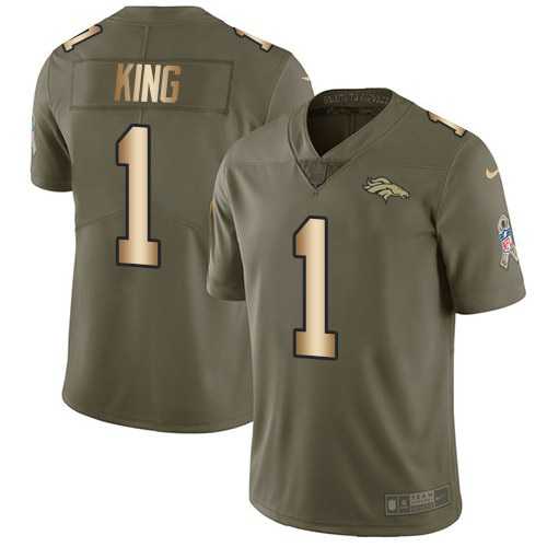 Nike Broncos 1 Marquette King Olive Gold Salute To Service Limited Jersey Dzhi,We sell and wholesale Nike Broncos 1 Marquette King Olive Gold Salute To Service Limited Jersey Dzhi on line form chian!